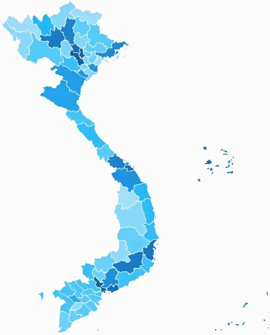 Map of Vietnam